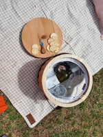 Insulated Wicker Picnic Basket